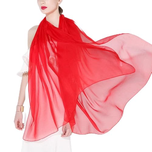 Foulard en soie sauvage de mûrier pour femme : étole longue et fluide d'une élégance rare