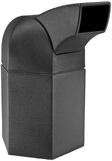Commercial Zone 73800199 45-Gallon Hex Waste Container with Drive-Through Lid - Black