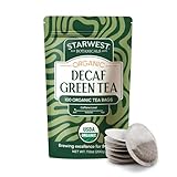 Starwest Botanicals Organic Decaf Green Tea - Decaffeinated Herbal Tea, Caffeine Free, USDA Organic Green Tea Leaf, Non GMO - Bulk Pack, 100 Bags