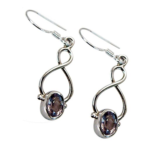 Pendientes de cuarzo rosa para mujeres y niñas un regalo de moda inolvidable 3