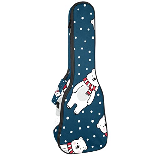 Housse pour ukulélé – Motif ours polaire à pois – Rembourrage en éponge de 10 mm d’épaisseur – 53,3 cm – Avec sangles… - Les Beatles, Paul McCartney, John Lennon, RIngo Starr, George Harrison Housse pour ukulélé - Motif ours polaire à pois - Rembourrage en éponge de 10 mm d'épaisseur - 53,3 cm - Avec sangles…