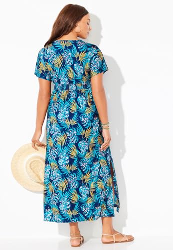 Swimsuits For All Women's Pack N' Go Wrinkle-Resistant Maxi Cover Up Dress (Plus Sizes Available)2