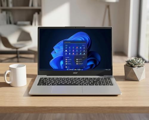 Image of Acer Aspire 3 Laptop AMD Ryzen 3-5400U (8 GB RAM /512 GB SSD /Windows 11 Home /MS Office Home & Student 2024 /WiFi 6) A325-42, 39.62 cm (15.6 inch) Full HD IPS Display, 1.79 KG, Pure Silver