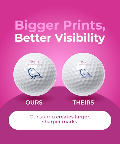 Obirdie Heart Golf Ball Stamp for Women