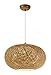 Maxim 14404NAWT Bali Pendant 1-Light 60 Total Watts, Chocolate