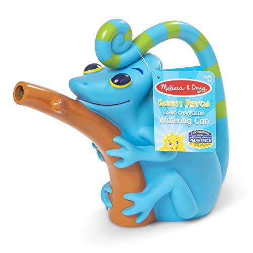 Melissa & Doug Sunny Patch Camo Chameleon Watering Can With Tail Handle And Branch-Shaped Spout #TOP4