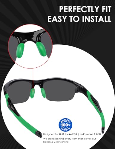 Image of BLAZERBUCK Replacement Sock Kits Earsocks & Nosepieces for Oakley Half Jacket 2.0 XL Sunglass