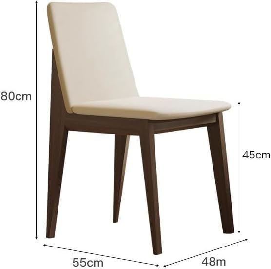 Office Chair Simple Dining Chair Household Chair Ash Wood Book Dining Table and Chairs Italian Light Luxury Backrest Chair Gaming Chair