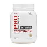 GNC Pro Performance Weight Gainer Protein Powder, Increase Muscle Mass, Banned Substance Tested, Vanilla Ice Cream, 6 Servings