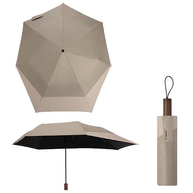 Travel Folding Extra Coverage Golf Umbrella Slide-Activated Open Close Buttonless Precision Design UPF 50 UV Protection Compact Lightweight