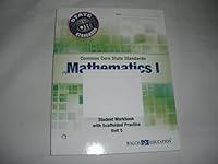 Common Core State Standards Mathematics 1 Integrated Pathway Student Workbook with Scaffolded Practice 0825177774 Book Cover