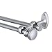 Kenney KN85055 Simone Double Curtain Rod Satin Nickel, 36"-66"