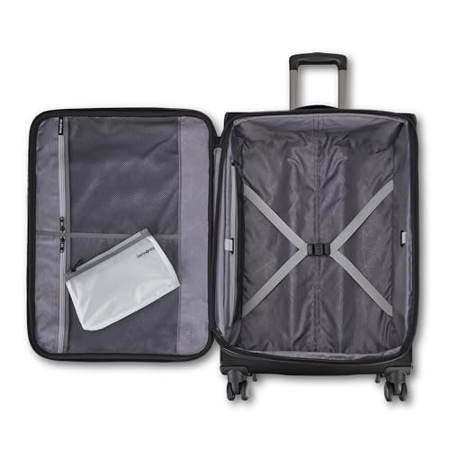 Samsonite Ascella 4 Medium Checked Luggage - Black - image 2