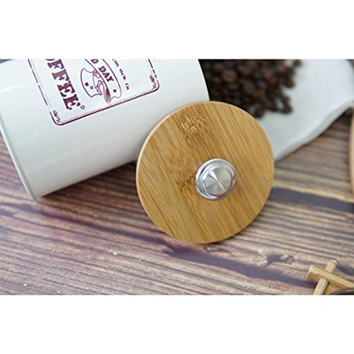 Baoblaze conjunto de 3 recipientes redondos para armazenamento de cozinha, bege, 1L
