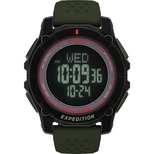 Image of TIMEX Expedition Ridge Digital Watch for Men with Round Dial & Water Resistant Man's Wrist Watches