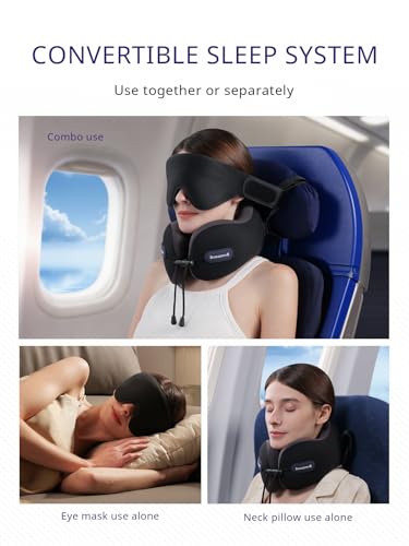 Image of Travel Pillow, Neck Pillow Airplane for Long Flight Sleeping