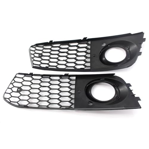 Rejillas de parachoques para A4 B8 2008-2012, diseño de panal hexagonal 5