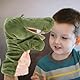 DECHOUS Plüsch Krokodil Handpuppe Spielzeug FüR Kinder - Weiche PlüSchtierpuppen Niedliche Fingerpuppen FüR Kleinkinder Frühes Lernen, Rollenspiel Storytelling Werkzeug