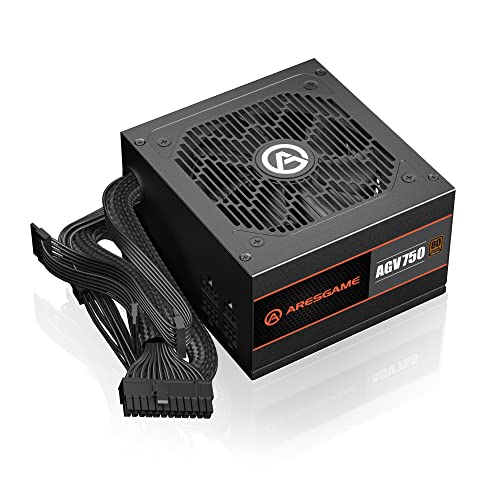 Image of Power Supply 750W 80 Plus Bronze Certified Semi Modular PSU (ARESGAME, AGV750)