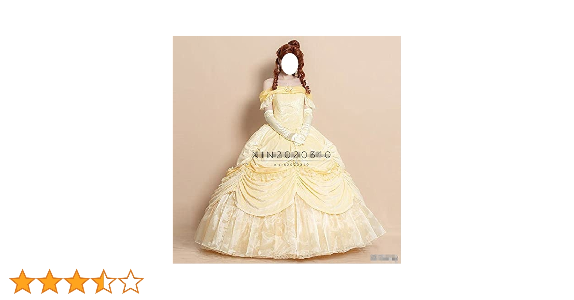 【即購入⭕️】美女と野獣 ベル ドレス パニエ セット 仮装 Amazon.co.jp: コスプレ衣装 美女と野獣 ベル ドレス ディズニー