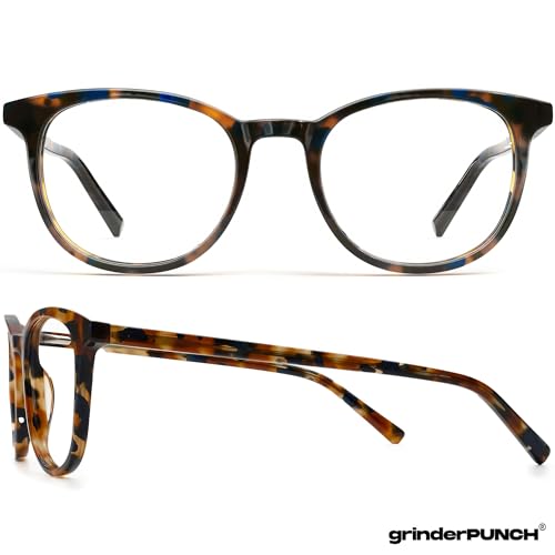 Image of grinderPUNCH Reading Glasses Men Women Fashion Computer Readers Stylish Blue Light Blocking Glasses Gaming Eyeglasses