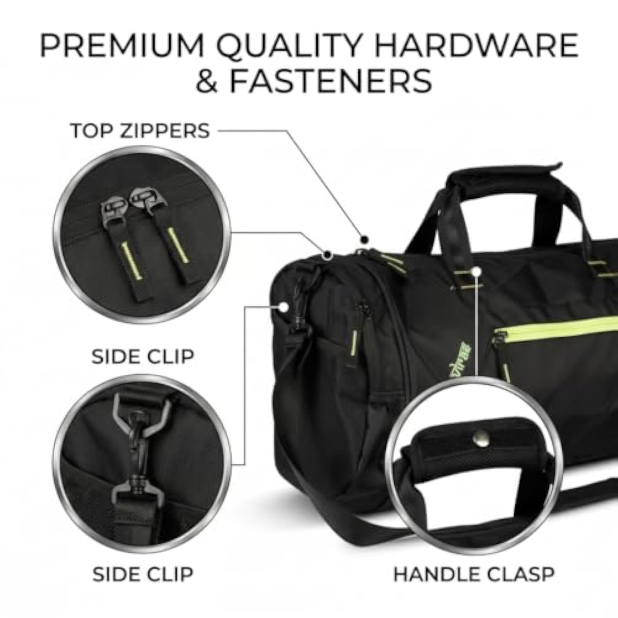 Telecom Gym Bag with Multiple Compartments