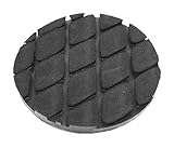Gummiunterlage Verschiedene Größen und Stärken Gummiunterleger Gummiauflage Raute Gummipuffer (1 Stück, 100x8mm)