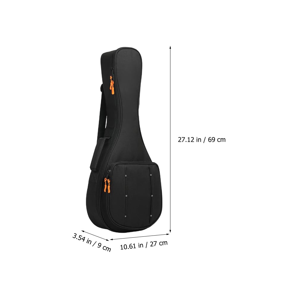TOYANDONA Housse De Mandoline Résistante À L'Eau Avec Compartiments Multiples Sac À Dos Et Bandoulière Confortable Protection Renforcée Pour Instrument De Musique Portable