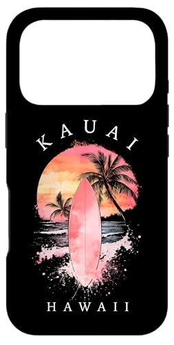 カウアイ島 ハワイ ヴィンテージ サーフィン ビーチ サーフィン サーファー お土産 スマホケース iPhone 17 Pro 用