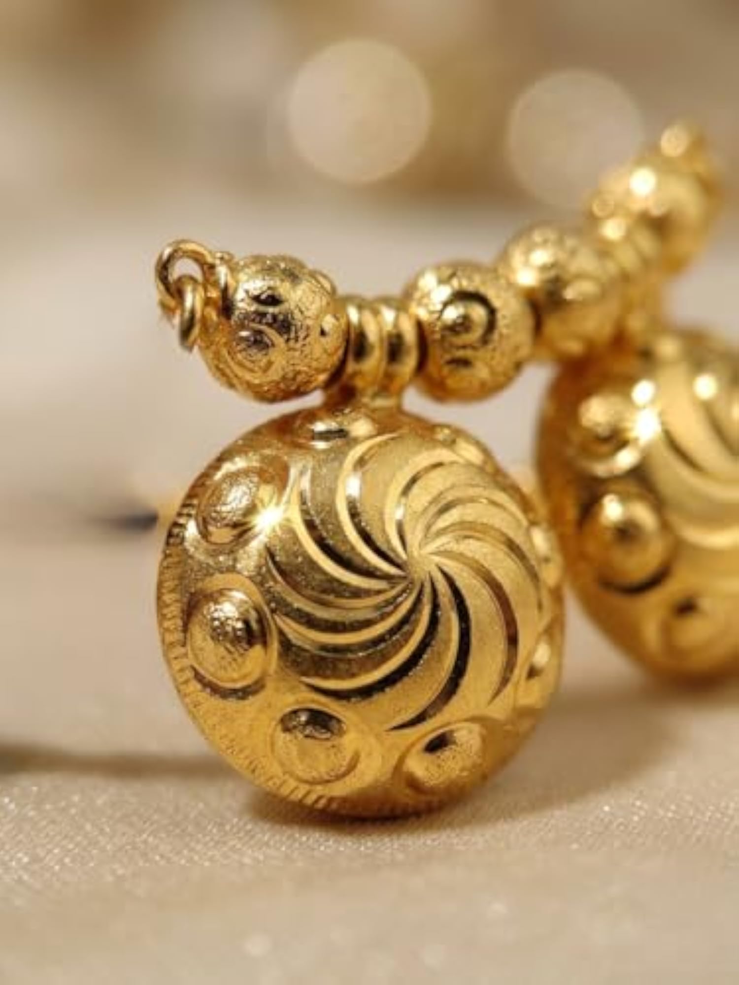Women's Gold Plated Maharashtrian Mangalsutra with Black Beads