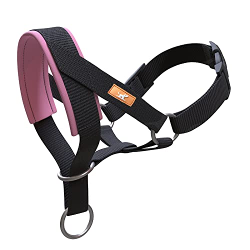 Wintchuk Dog Head Collar, Soft Nylon Head Collar With Adjustable Head Strap cover