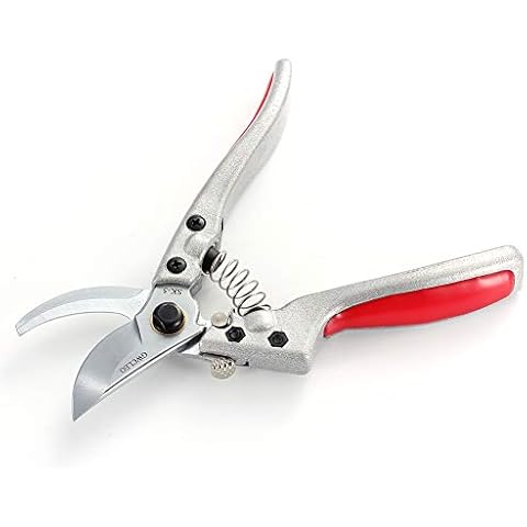 GWCLEO SK-5 Stainless Steel Secateurs, Gardening Shears,Pruning Shears,Garden Scissors,Garden Hand Pruner,Clipper,Perfect for Precise Cuts and Garden Trimming Work on Tree,Plant,Hedge Cover