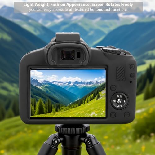Funda Silicona para Cámara Canon EOS R100 Negra miniatura 4