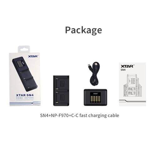 Xtar Sn4 11In1 Multiple Camera Battery Charger Np-F550/F570/F970 Dcok Charger thumb #4