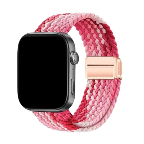 [PLYYQZM] Hua wei �ɍ��� Watch Fit3/4/4pro�p�i�C�����҂݃X�g���b�v. Fit 4 pro �ɍ��� �p���߉\�ŉ��K�ȃo���h�A�u���X���b�g�x���g�ɓK�p(Strawberry red,For watch fit 4)