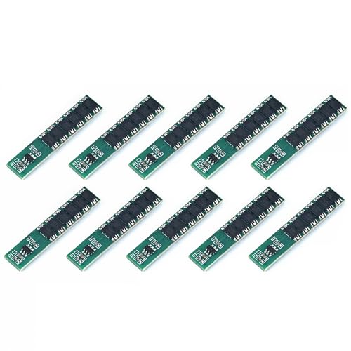 Teyleten Robot 1S 15A 3.7V Li-ion 6MOS BMS PCM Battery Protection Board PCM for 18650 Lithium Lion Battery 10pcs
