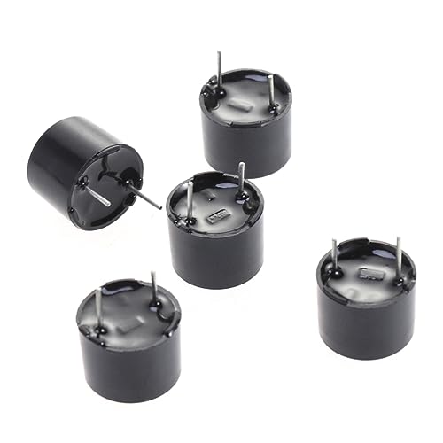 KICHOUSE 5 Pcs 12mm -7v Sound Alarms 85db Electric Beepers Industrial Use Low Voltage Low Power Consumption