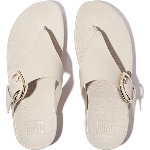 Image of FitFlop Women's, Lulu Resin Buckle Thong Sandal