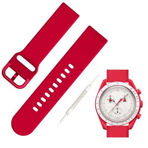 [Jumpsunfun] 20mm VRvoh for Swatch×OMEGA Speedmaster MoonSwatch XEHb`ƃIKxg Quick Release Ht bh