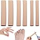 6 Stück 3 Größe Zehenschutz, Gel Zehen Kissen Tube, Schneidbar Zehenkappen, Zehentrenner Silikon, Soft Toe Cushion Tube, Schlauchbandage für Kissen Schwielen Blasen Mais, Zehen und Finger (S, M, L)