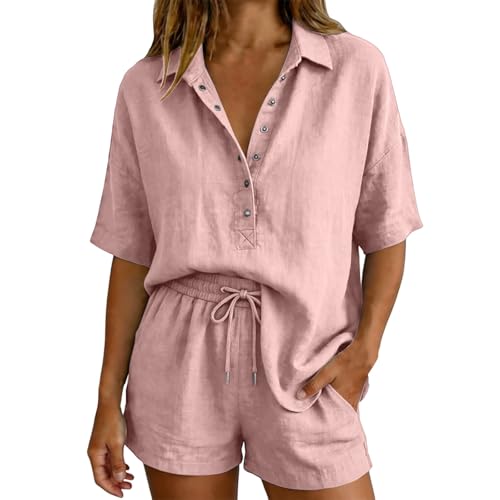 Ensemble lin femme idéal pour vos vacances à la plage et sorties d'été
