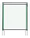 Signstek Tor für Begrenzungszaun - 90 cm, Tür für Gartenzaun mit Einhand Öffnung, mobiles Zauntor für Camping, Garten, Weide