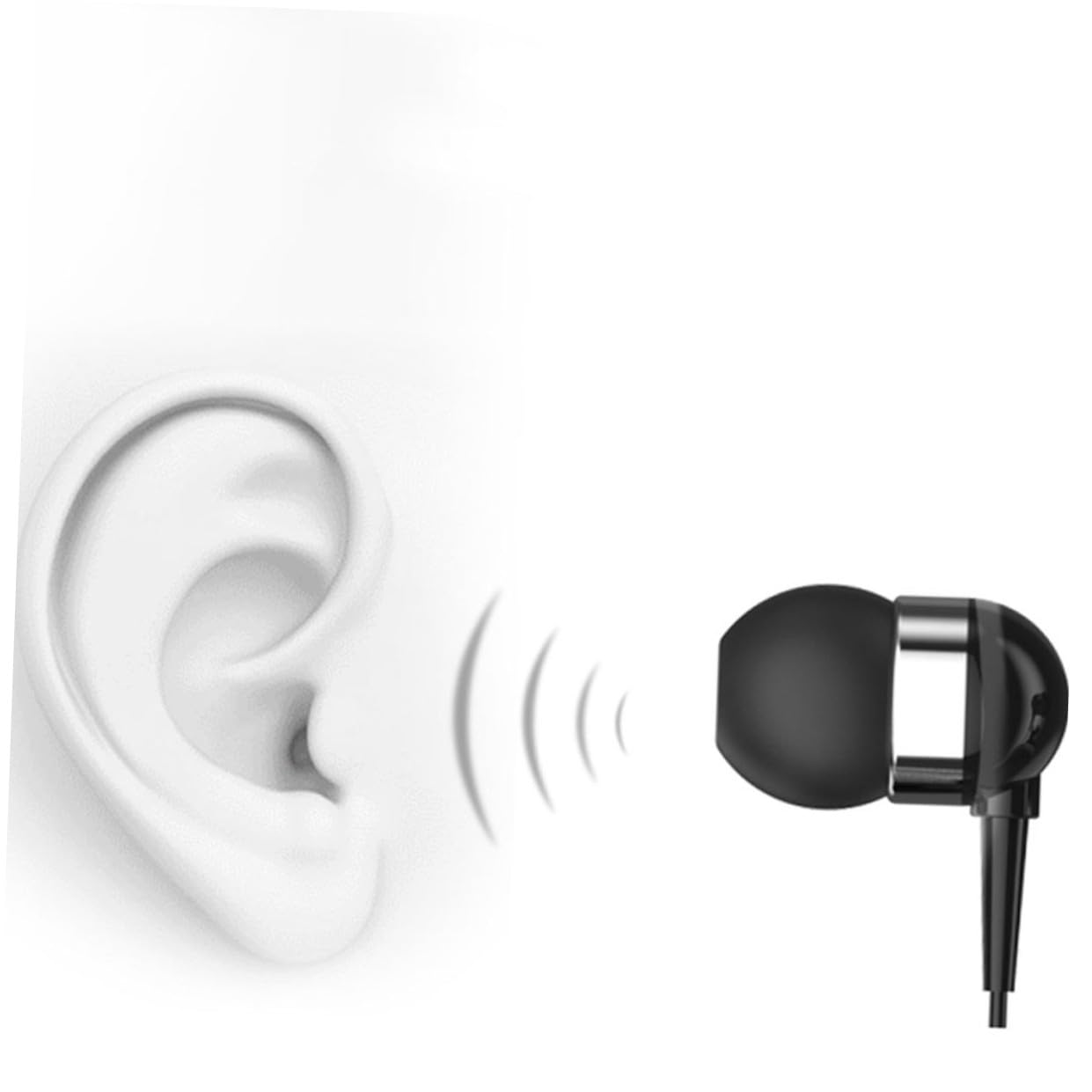 SHINEOFI 1 Set Cuffie Sportive Wireless Retrattili con Clip Auricolari Leggeri Ergonomici per Corsa e Attività Nero