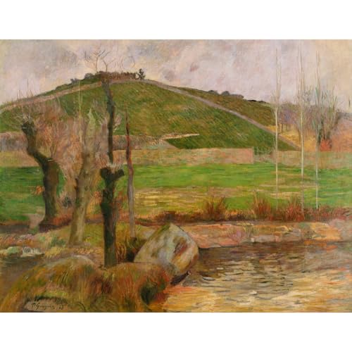 Toile Gauguin paysage près de Pont-Aven pour sublimer le salon ou un bureau élégant