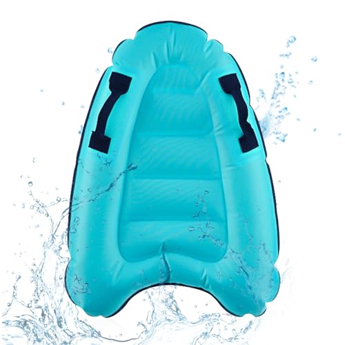Aufblasbares Bodyboard Leichtes Tragbares Schwimmenbrett mit Griffen