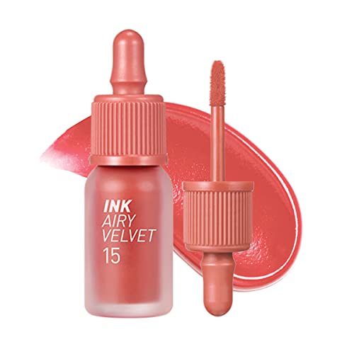 Image of Peripera Ink Airy Velvet Lipstick (15 Soft Coral)