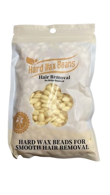 GLOW FIRST Hard Beans Wax With Wooden Stick For Full Body Hair Removal Wax (500G) Multicolor, Women