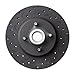 Hawk Performance HTC4011 Cross-Drilled and Slotted Rotors Pair