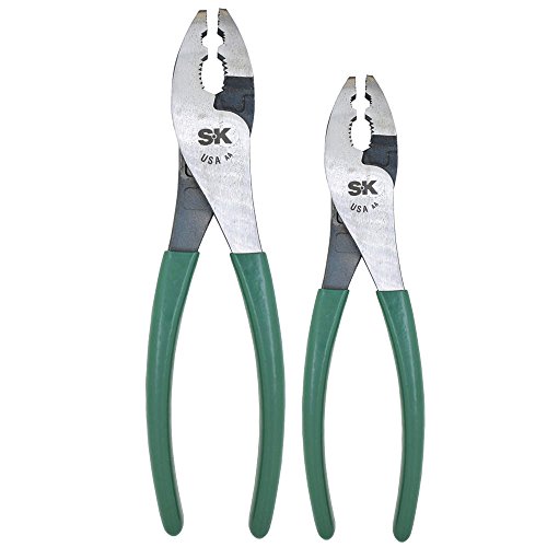 Slip Joint Plier Set, 6, 8 In, Curved, 2 Pcs