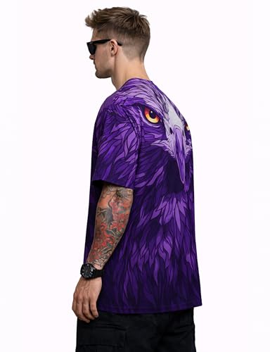 Image of STAND OUT All Over Printed Psychelic Trippy Animal T-Shirts